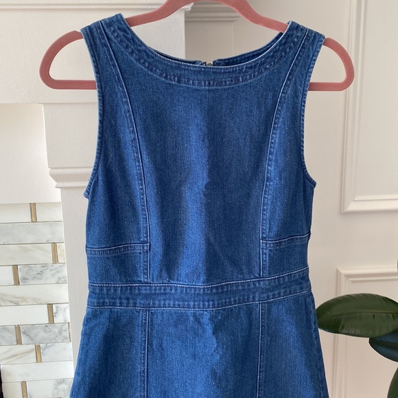 GAP Blue Denim Mini Dress - Picture 2 of 5
